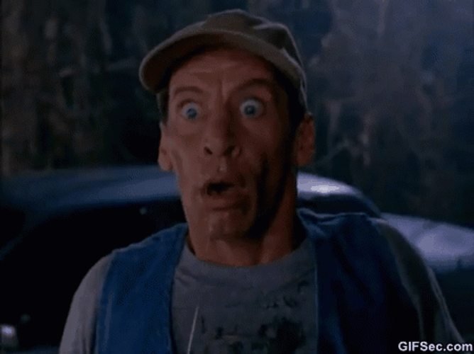 Shocked Elderly Man Jaw Drop GIF