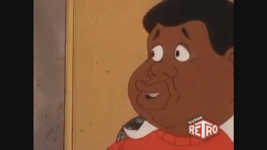 Shocked Face Fat Albert GIF