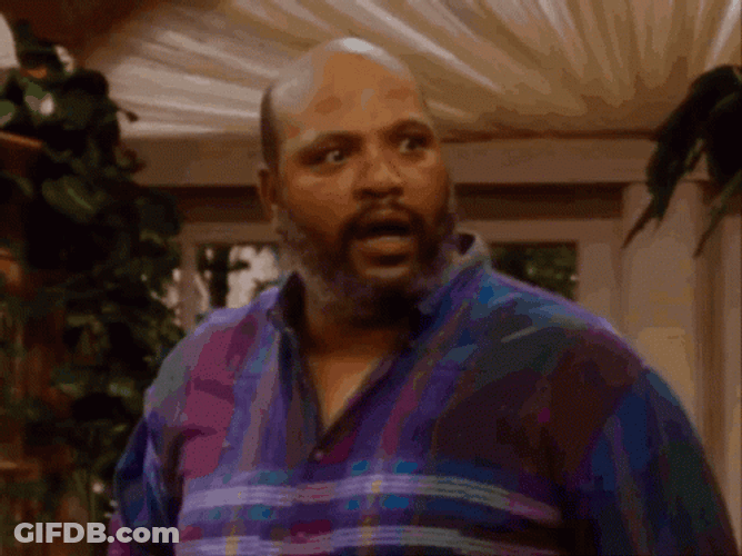 Shocked Face Fresh Prince GIF