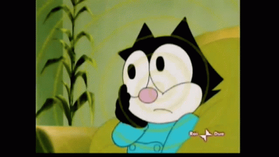 Shocked Felix The Cat GIF