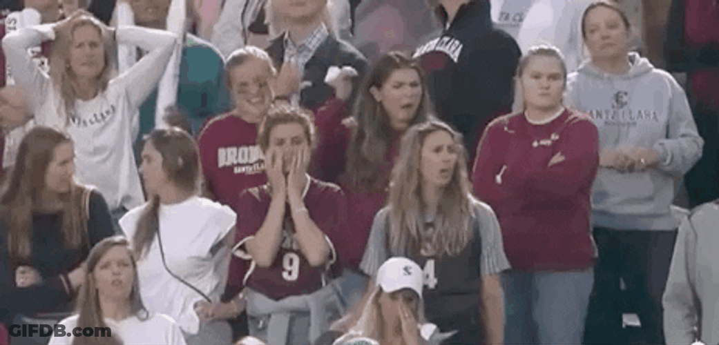 Shocked Fsu Supporters GIF