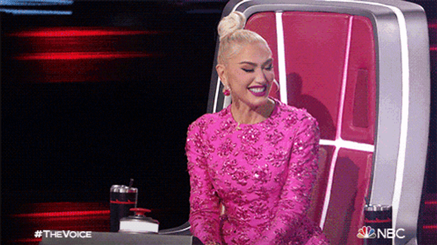 Shocked Gwen Stefani GIF