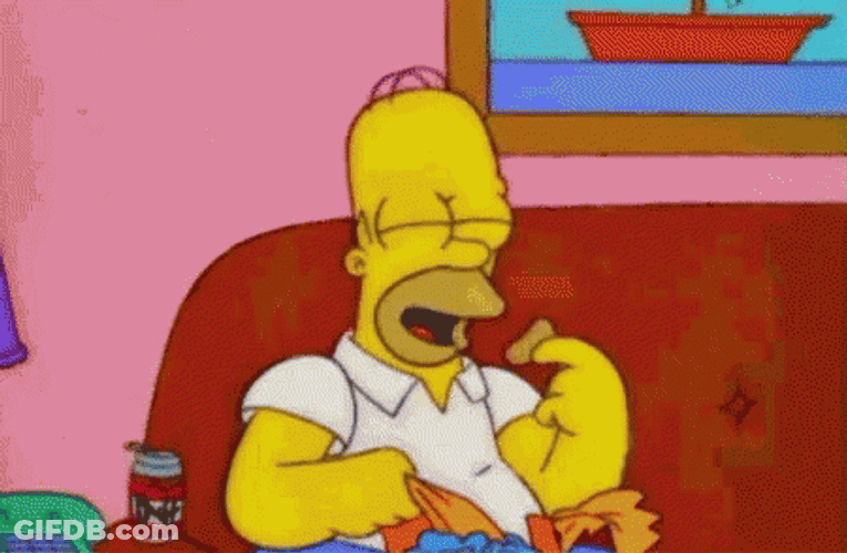 Shocked Homer Doh GIF