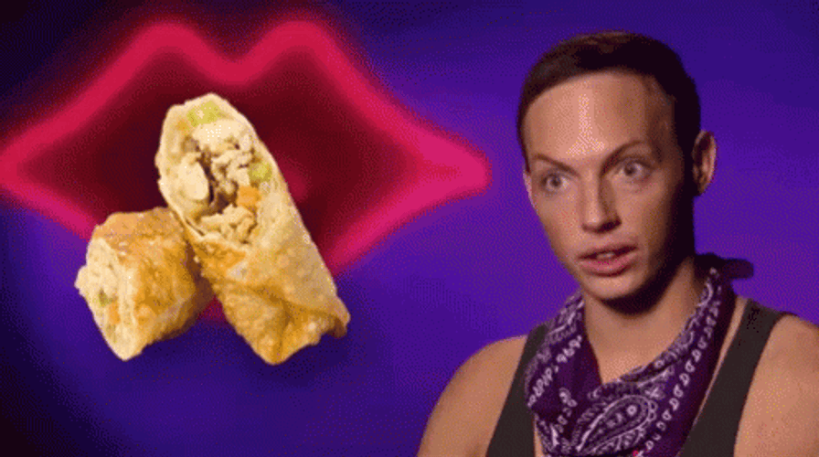 Shocked In Egg Rolls GIF