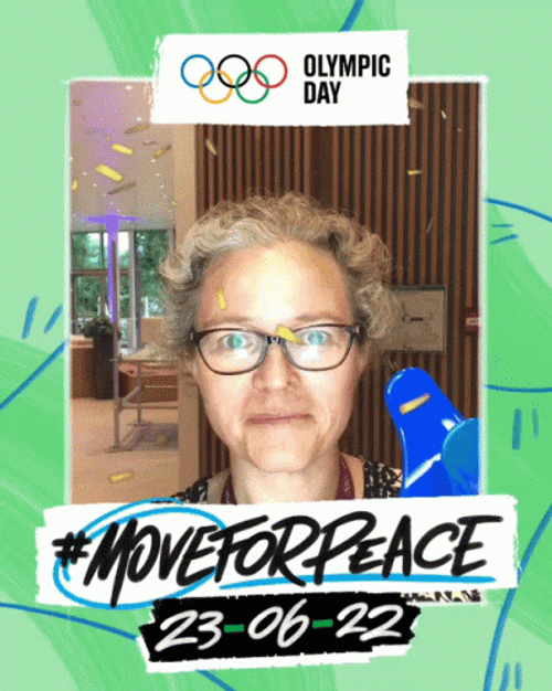 Shocked In Olympic Day Border GIF