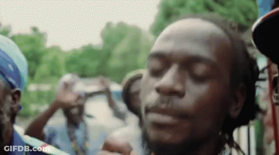 Shocked Jamaica Man Reggae GIF