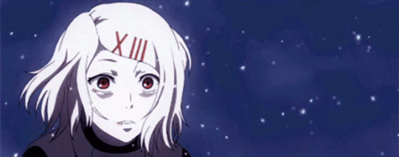 Shocked Juuzou Suzuya Hair Swaying GIF