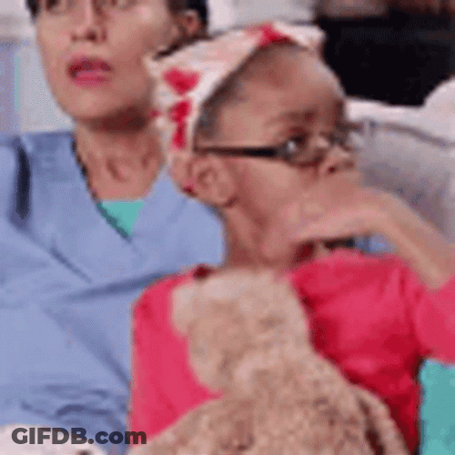 Shocked Kid Clutching Pearls GIF