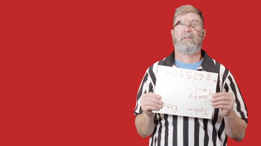 Shocked Man Animated Happy Monday GIF