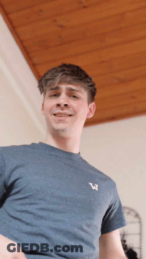Shocked Man Panic No Hell Nah GIF