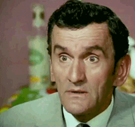 Shocked Man's Wow GIF