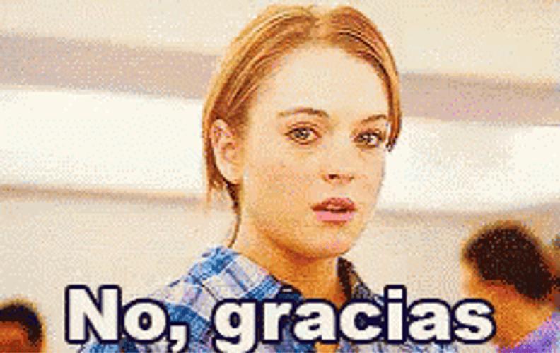 Shocked Mean Girl Lindsay Lohan Muchas Gracias GIF