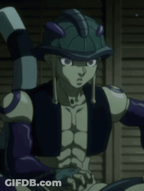 Shocked Meruem Talking GIF