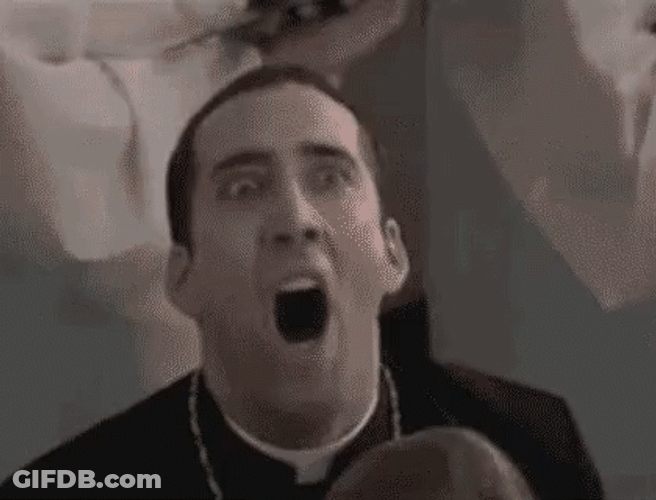 Shocked Nic Cage Going Wild GIF