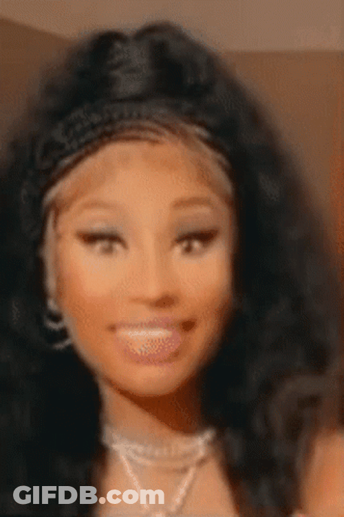 Shocked Nicki Minaj Anaconda GIF