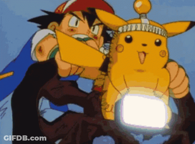 Shocked Pikachu Blast GIF