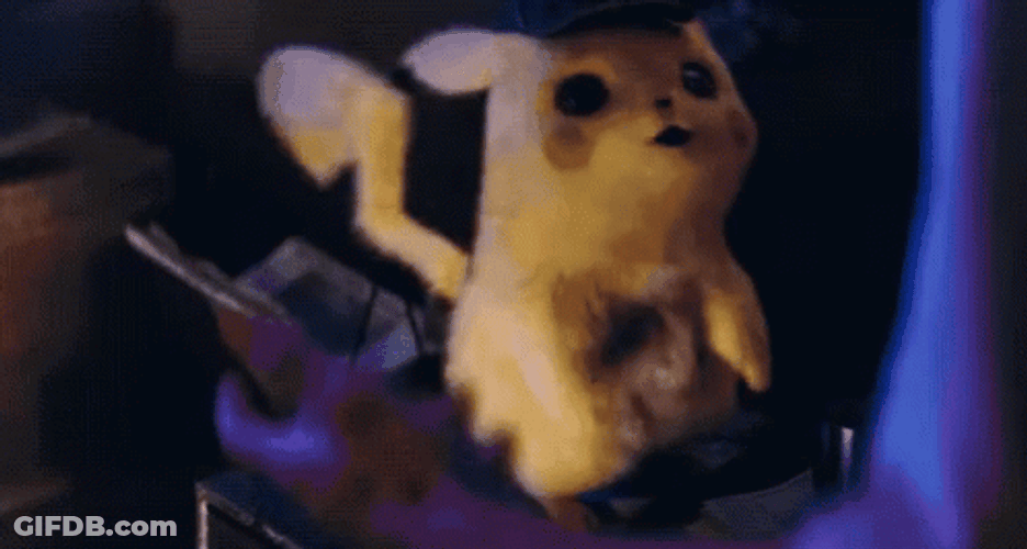 Shocked Pikachu Live Action GIF