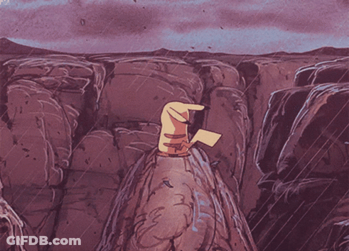 Shocked Pikachu On The Thunders And Lightning GIF