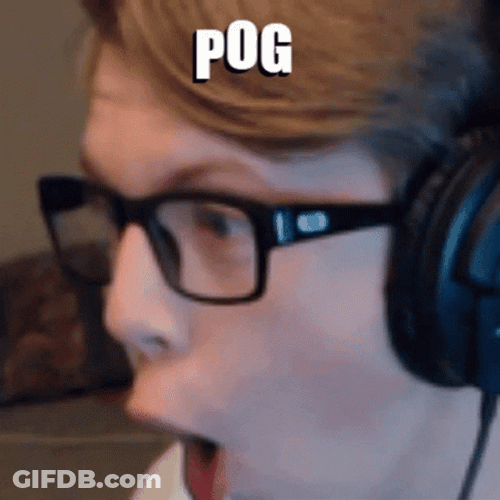 Shocked Pog Gamer Reaction GIF