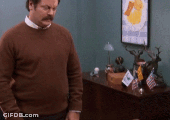 Shocked Ron Swanson What The Hell GIF