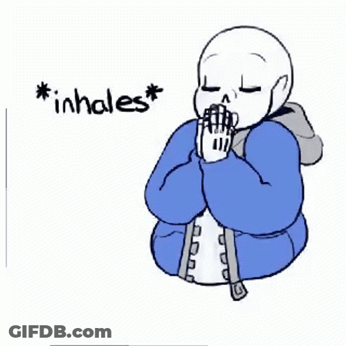 Shocked Sans Undertale Boi Meme GIF