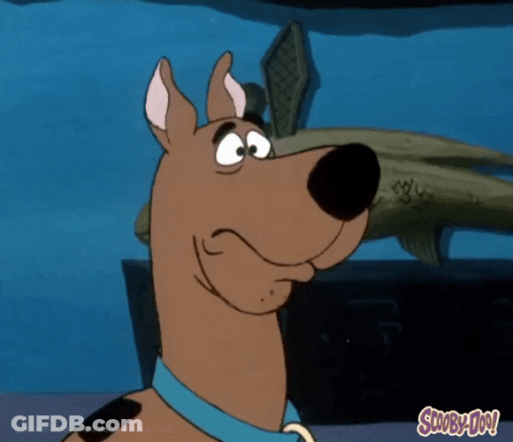 Shocked Scooby Doo Gulp GIF
