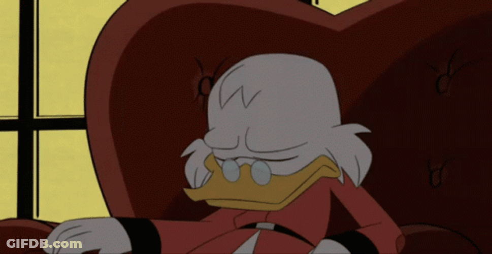 Shocked Scrooge Mcduck GIF