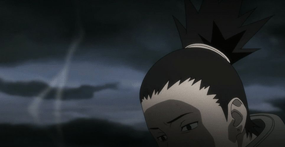 Shocked Shikamaru Nara Naruto Bloody Scroll GIF