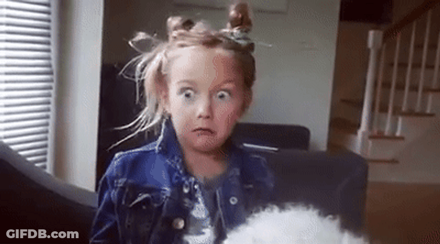 Shocked Speechless Funny Girl GIF