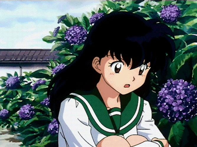 Shocked Student Kagome GIF