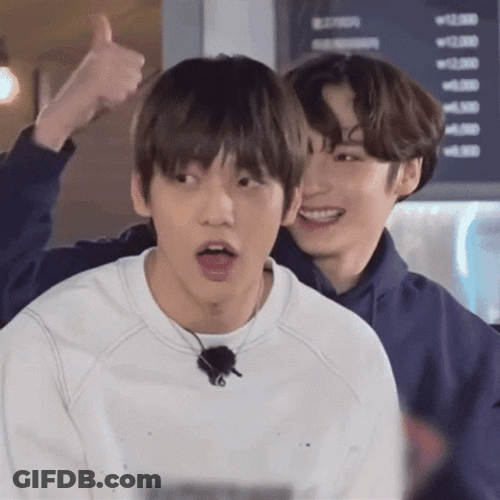Shocked TXT Soobin Reaction GIF