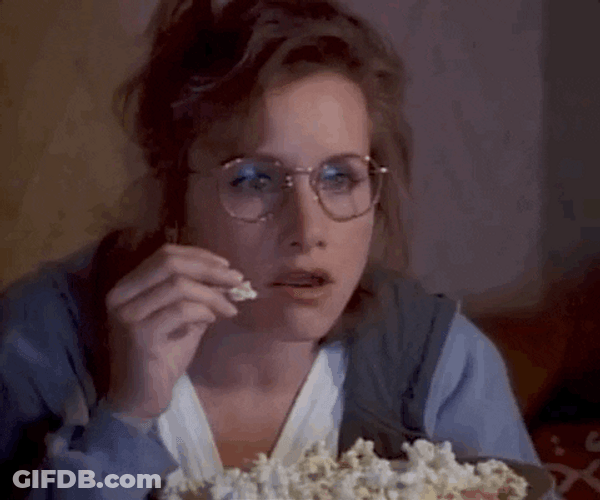 Shocked With Watching TV Show GIF