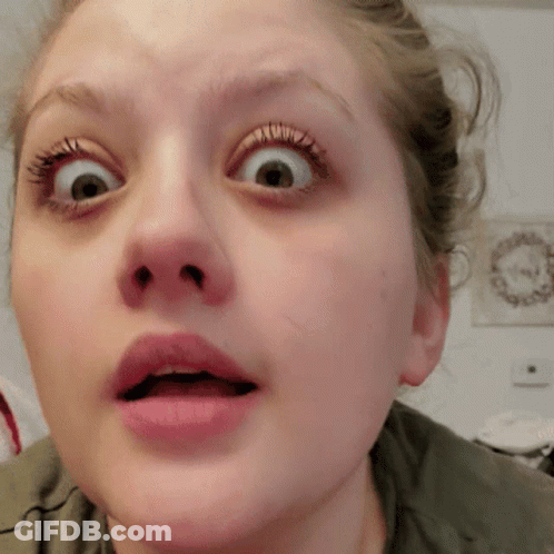 Shocked Woman GIF