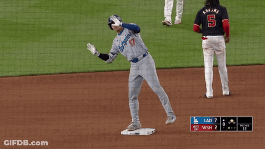 Shohei Ohtani Dancing On Base GIF