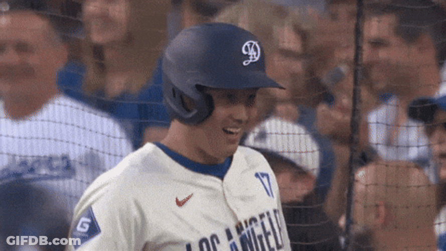 Shohei Ohtani Head Butt Seed Snacks GIF