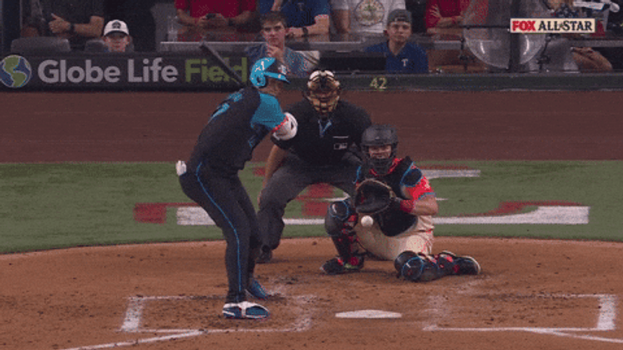 Shohei Ohtani Hitting The Ball GIF