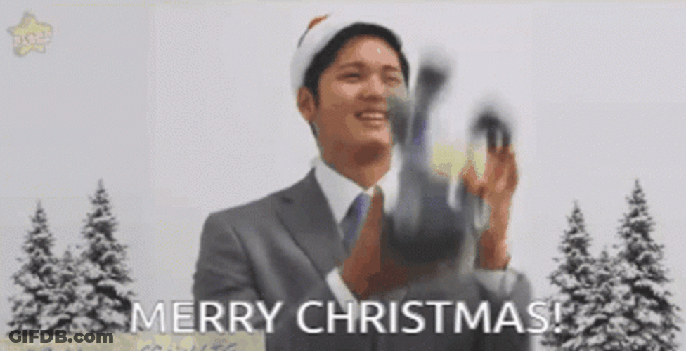Shohei Ohtani Merry Christmas GIF