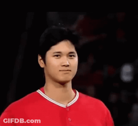 Shohei Ohtani Smiling And Winking GIF