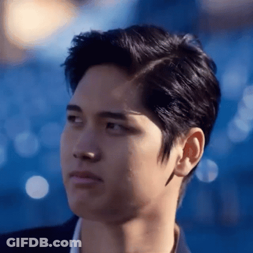 Shohei Ohtani Staring GIF