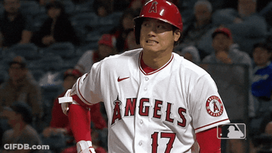 Shohei Ohtani Unserious Face GIF