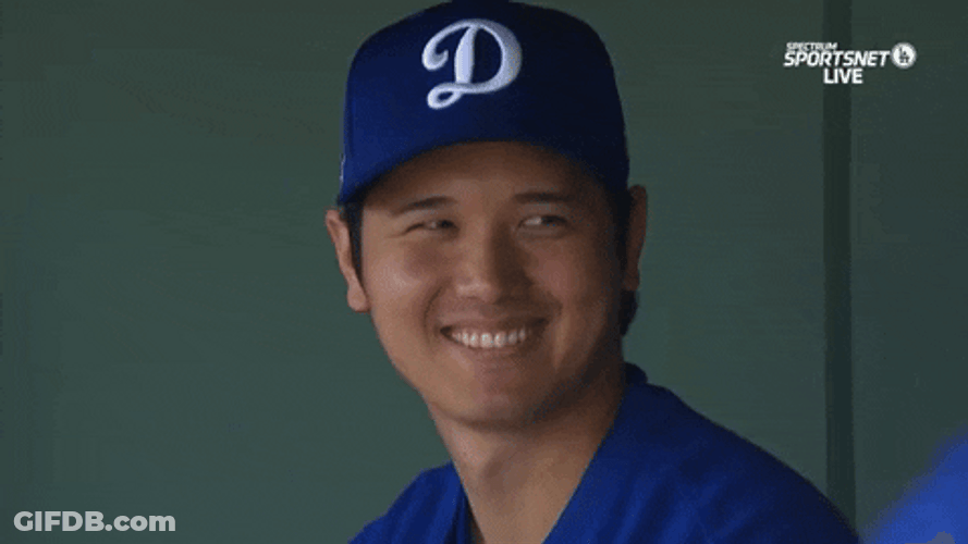 Shohei Smiling Wide GIF