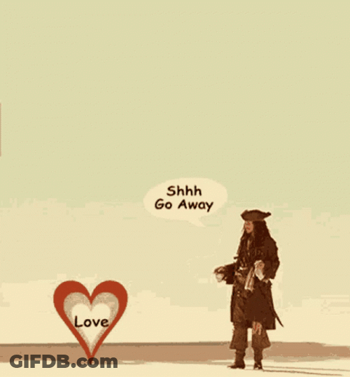 Shoo Love Go Away GIF
