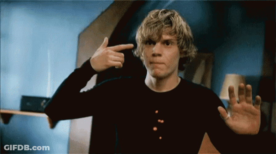 Shoot Myself Evan Peters GIF