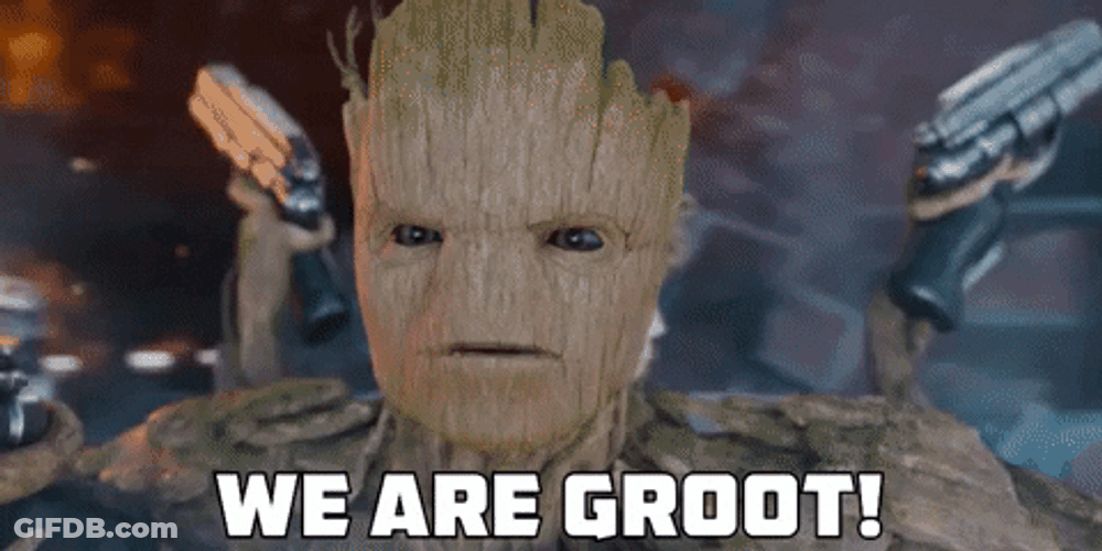 Shoot We Are Groot GIF