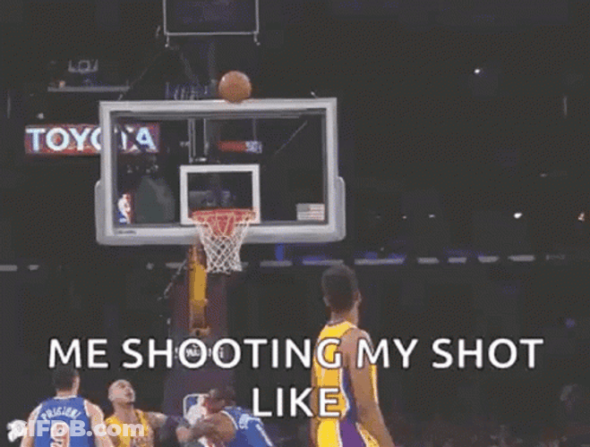 Shoot Your Shot Epic Fail Throw GIF