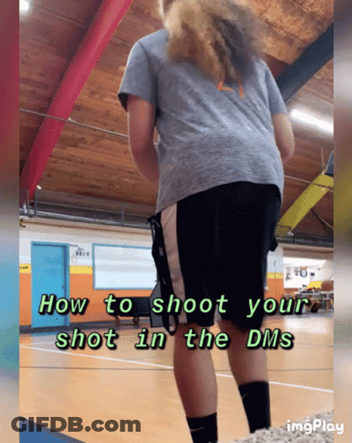 Shoot Your Shot In The Dms GIF