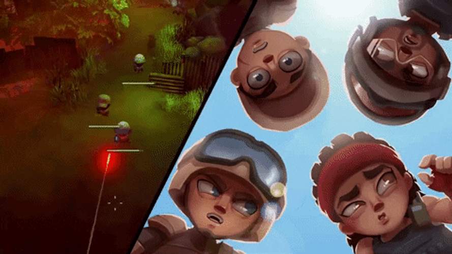 Shooter Commando Clash Royale Mobile Game GIF