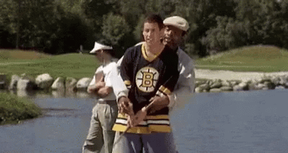 Shooter McGavin Dancing Together With Man GIF