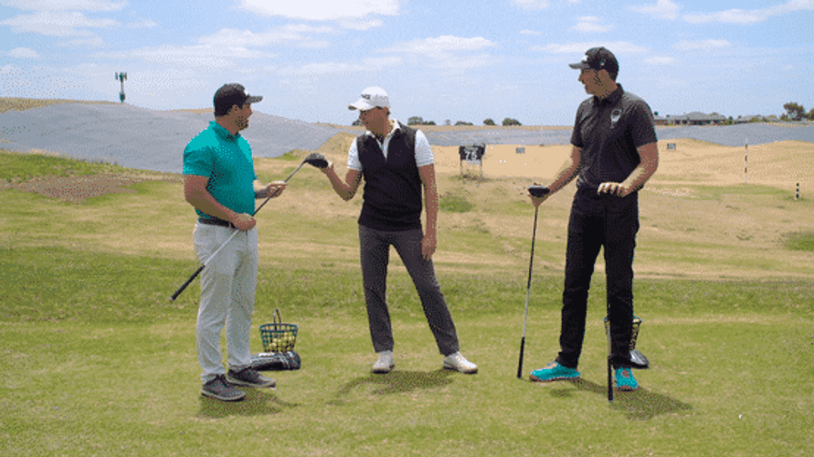 Shooter McGavin Golfing With Friends GIF