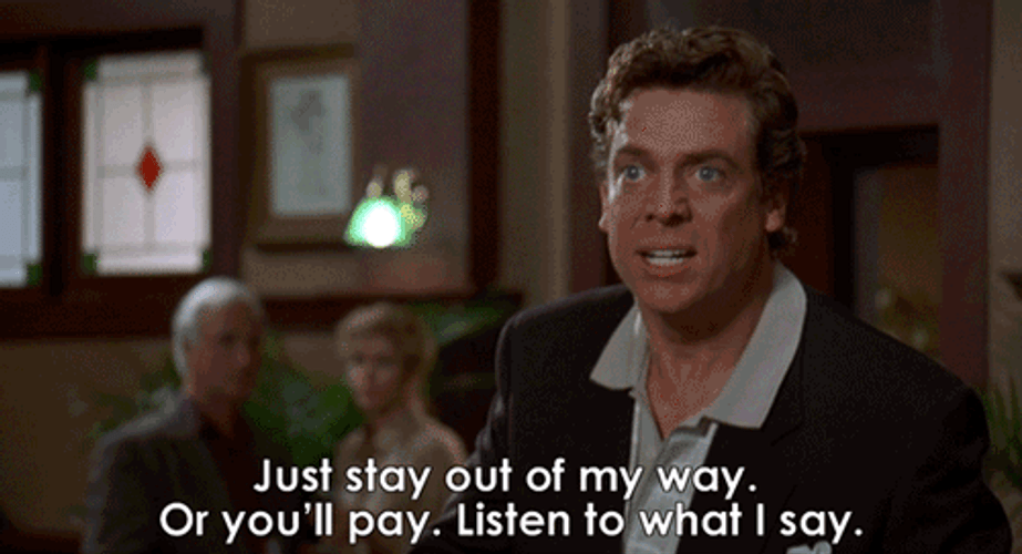 Shooter McGavin Out Of My Way GIF